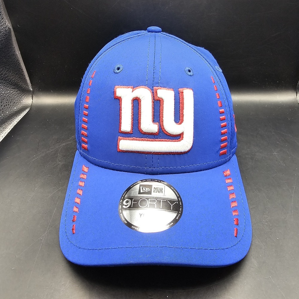New‎ York Giants New Era Speed Tech Youth 9FORTY Strapback Adjustable Hat Blue